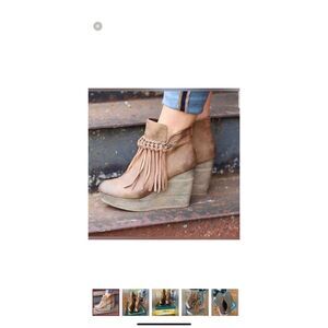 Sbicca Vintage Fringe Boots
